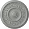 Ekena Millwork Tyrone Ceiling Medallion (Fits Canopies up to 6 3/4"), 16 1/8"OD x 3/4"P, Primed White CM16TY - alternate 1
